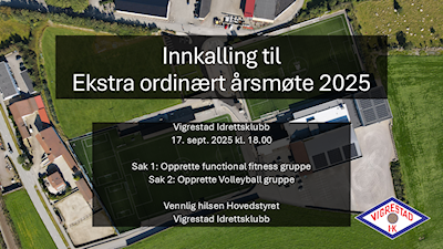 Image for Innkalling til ekstraordinært årsmøte